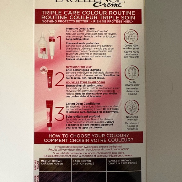 L'Oreal Excellence Creme Hair Color - G16 Burgundy Brown - Picture 4 of 5